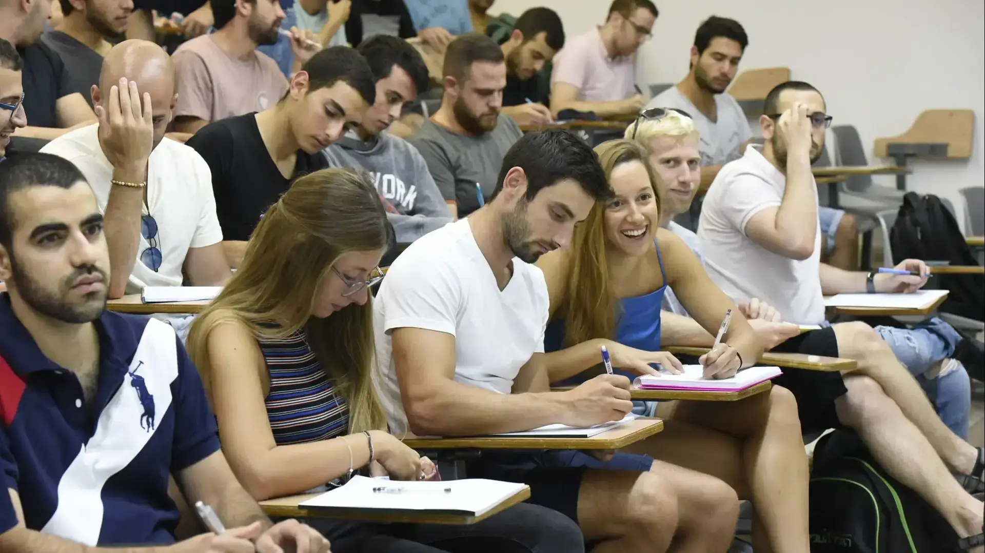 היום הראשון ללימודים באוניברסיטת בן גוריון, באר שבע (צילום: ראובן קסטרו) 