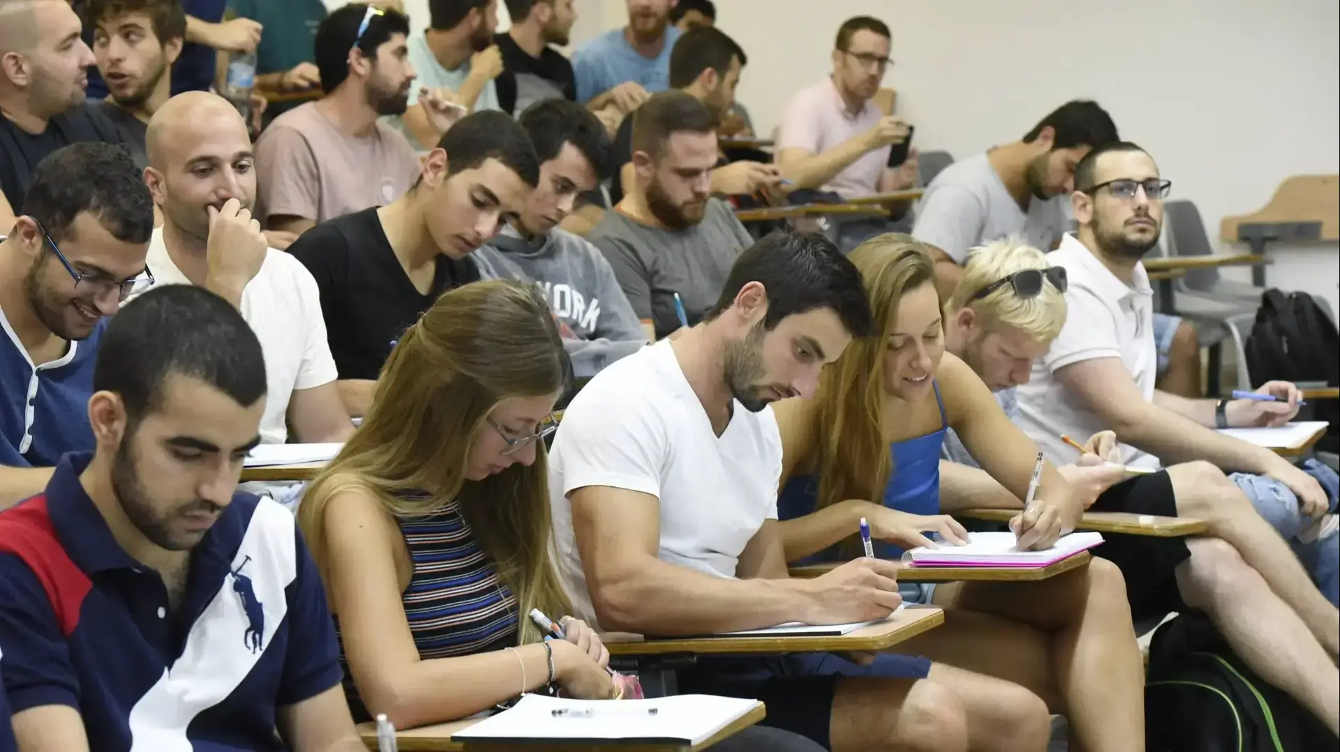 היום הראשון ללימודים באוניברסיטת בן גוריון, באר שבע, אוקטובר 2018