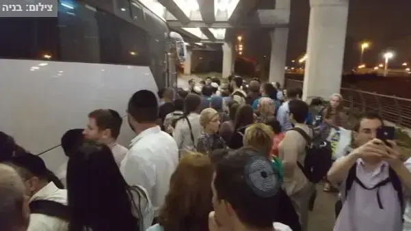 תקלה ברכבת מנתב"ג לירושלים 15 באוקטובר 2018 תקלה ברכבת מנתב"ג לירושלים 15 באוקטובר 2018