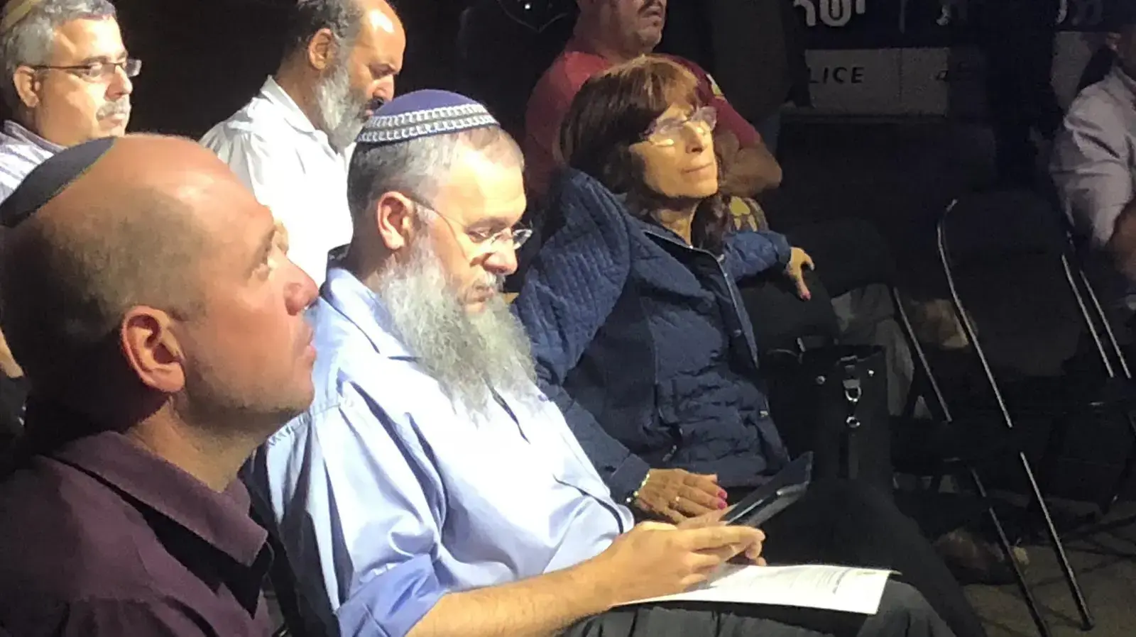 שלמה נאמן, ראש מועצת גוש עציון עם האמנה של התנועה לאיכות השלטון