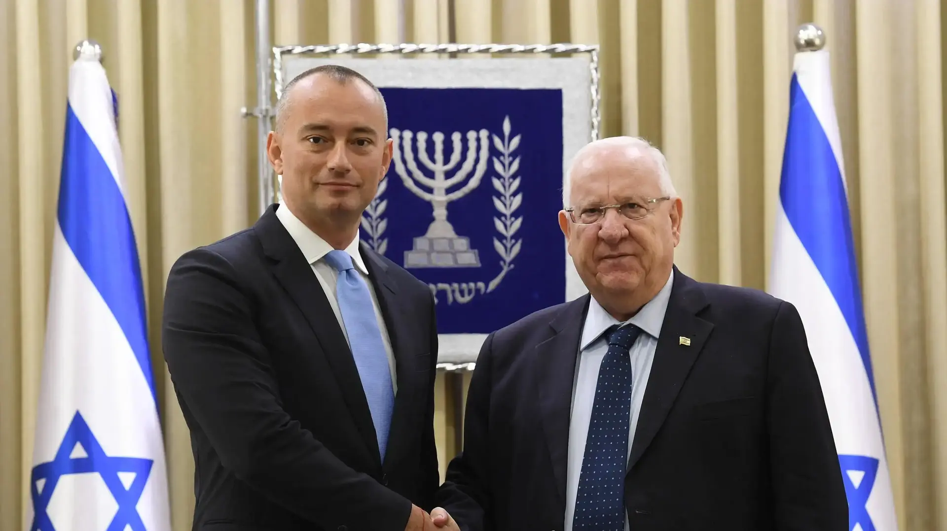 נשיא המדינה ראובן ריבלין נפגש עם השליח המיוחד של האו"ם למזרח התיכון , ניקולאי מלדנוב נשיא המדינה ראובן ריבלין נפגש עם השליח המיוחד של האו"ם למזרח התיכון , ניקולאי מלדנוב
