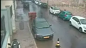 גשם חזק יורד ביפו - 18/10/2018
