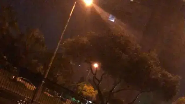 הצפה בנתניה מתחת לגשר פולג