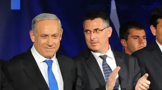 בנימין נתניהו וגדעון סער, 24 באוקטובר 2018 בנימין נתניהו וגדעון סער, 24 באוקטובר 2018