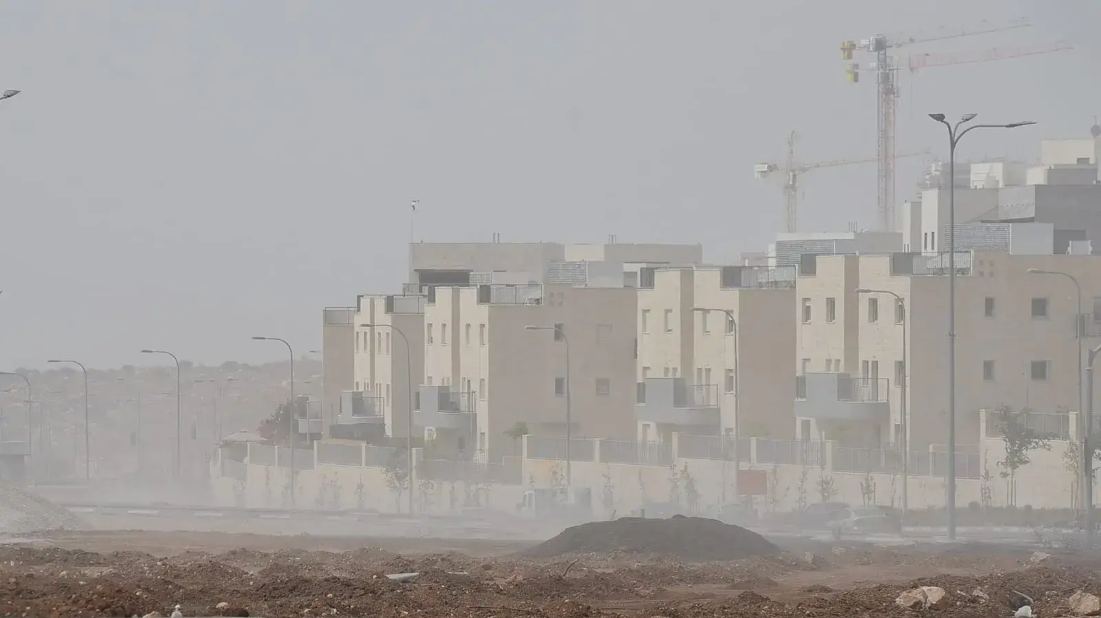 אובך במודיעין 25 באוקטובר 2018 אובך במודיעין 25 באוקטובר 2018