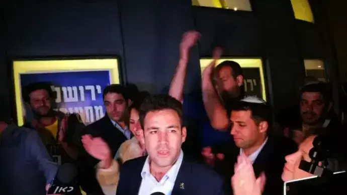  ברקוביץ' במטה בירושלים


