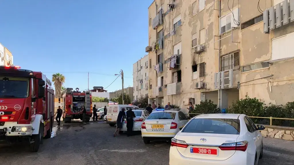 שריפה בקרית ים שריפה בקרית ים