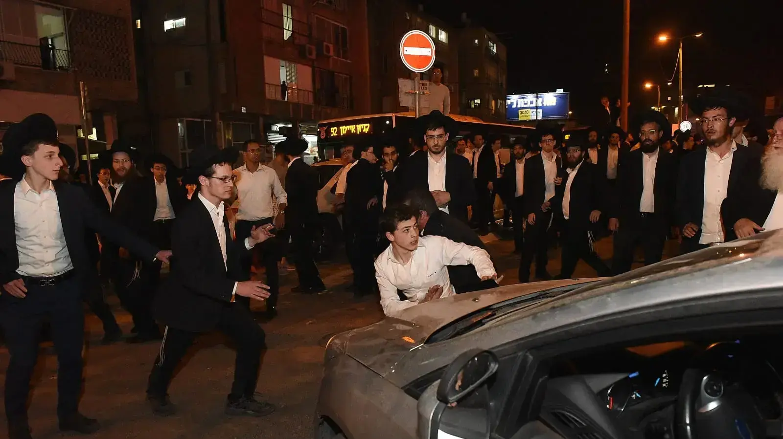 הפגנת החרדים בבני ברק 1 בנובמבר 2018 הפגנת החרדים בבני ברק 1 בנובמבר 2018