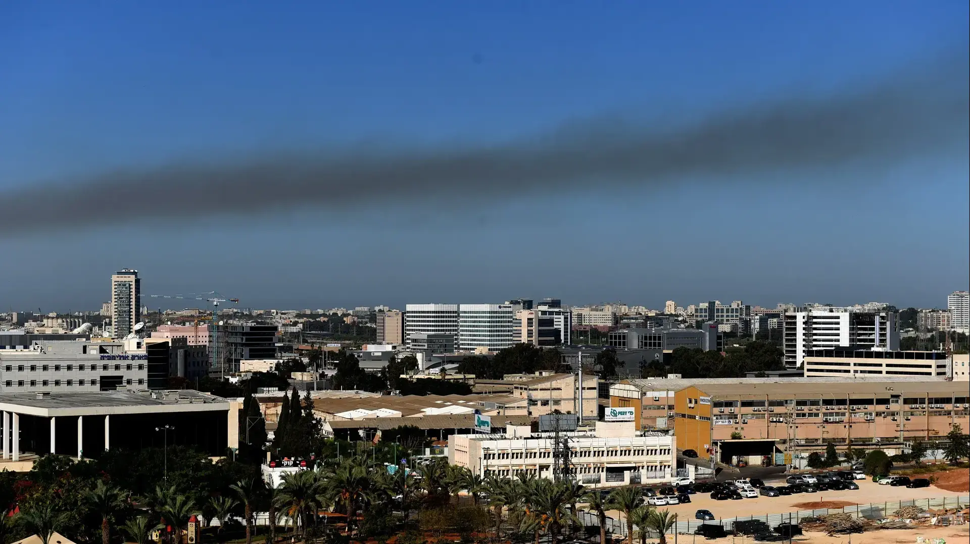 מזג אוויר זיהום אוויר גוש דן 