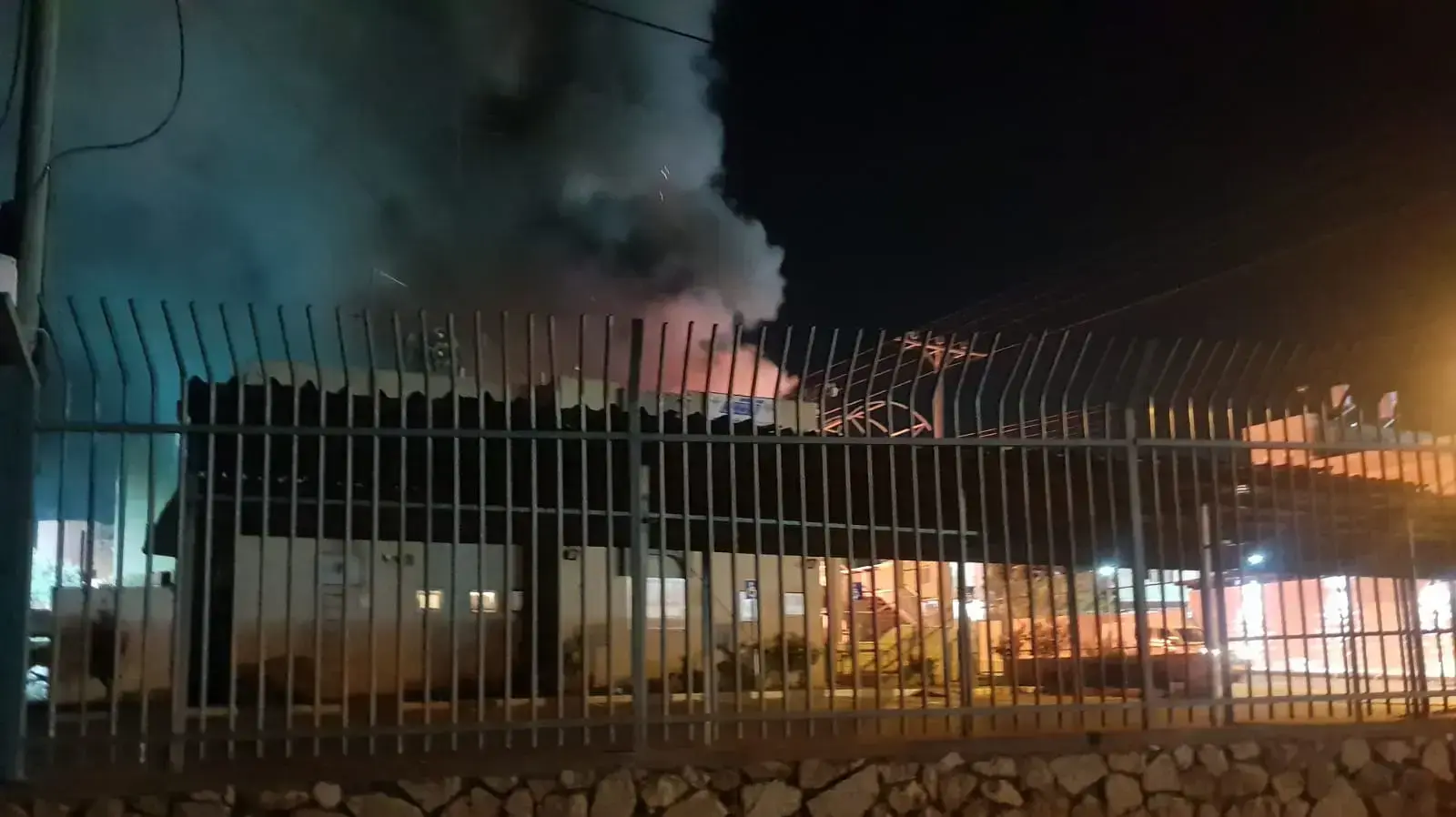 בניין מועצה בטובא זנגריה שהוצת , 3 בנובמבר 2018 בניין מועצה בטובא זנגריה שהוצת , 3 בנובמבר 2018