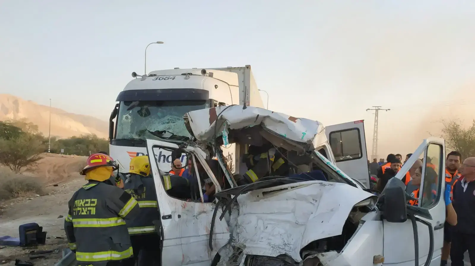 תאונדת דרכים קטלנית כביש 90 סמוך לצומת פצאל תאונדת דרכים קטלנית כביש 90 סמוך לצומת פצאל