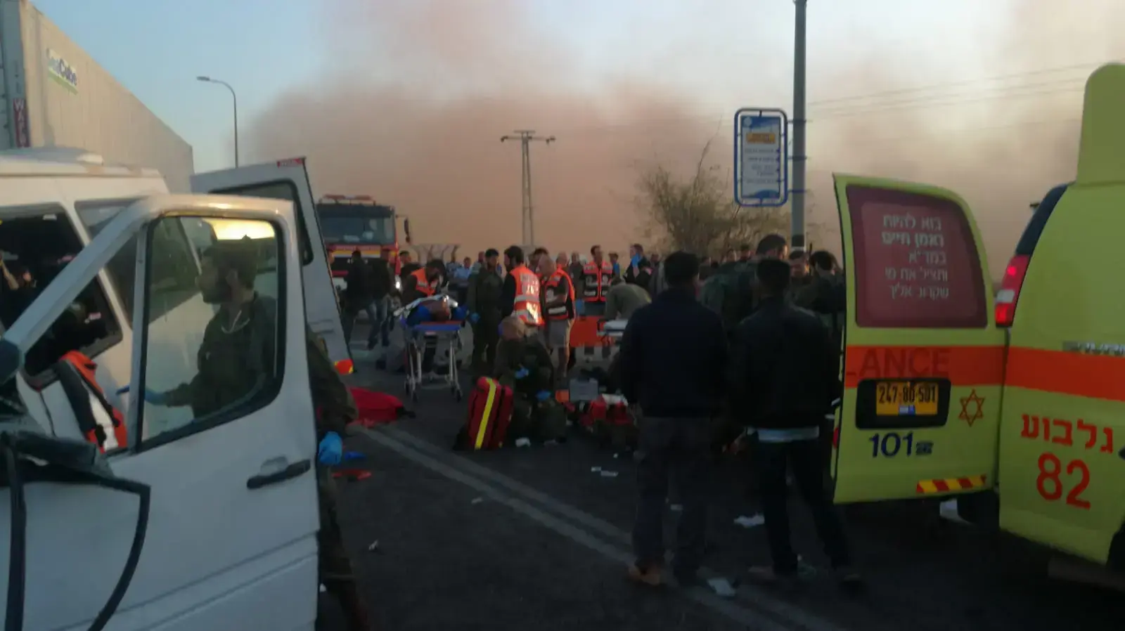 תאונה קטלנית כביש 90 מיניבוס ומשאית תאונה קטלנית כביש 90 מיניבוס ומשאית