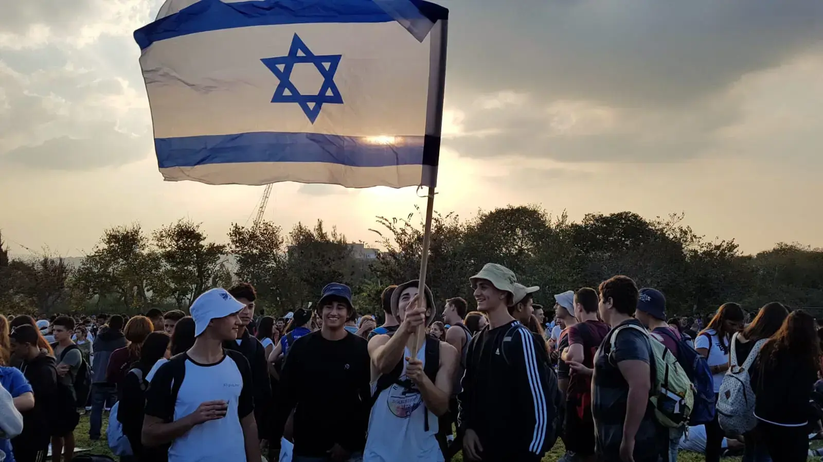 תלמידי עוטף עזה בצעדת המחאה 8 בנובמבר 2018