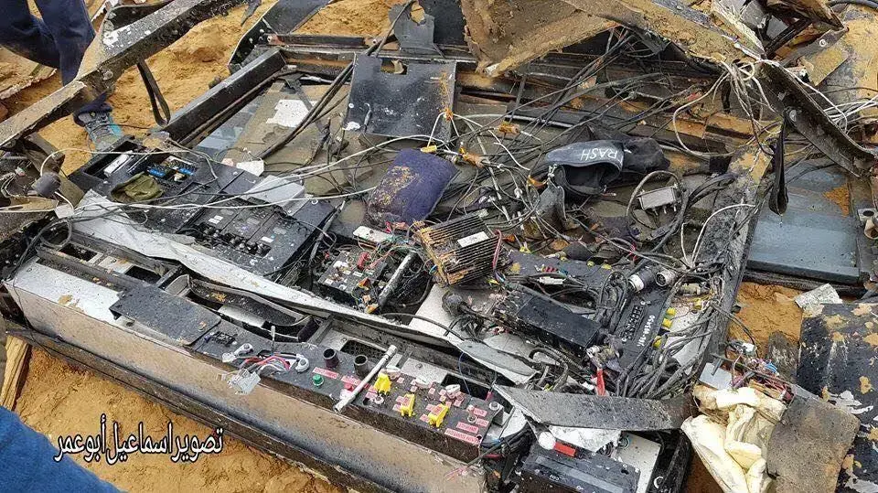 פאנל האמצעים האלקטרונים שנמצא בזירת הקרב בעזה - 12 נובמבר 2018 פאנל האמצעים האלקטרונים שנמצא בזירת הקרב בעזה - 12 נובמבר 2018