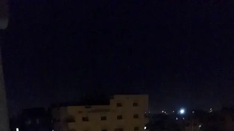 בניין המודיעין הצבאי של חמאס הותקף על ידי צה''ל לפני פגיעה בניין המודיעין הצבאי של חמאס הותקף על ידי צה''ל לפני פגיעה