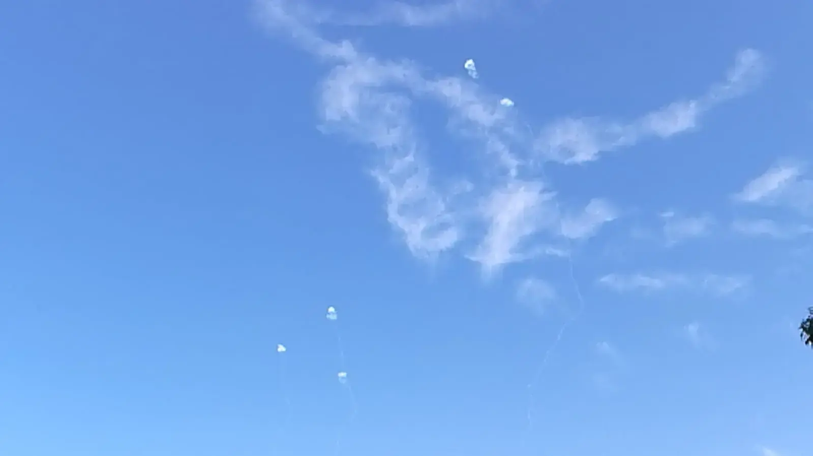 יירוטי כיפת ברזל בשמי אשקלון 13 נובמבר 2018 יירוטי כיפת ברזל בשמי אשקלון 13 נובמבר 2018