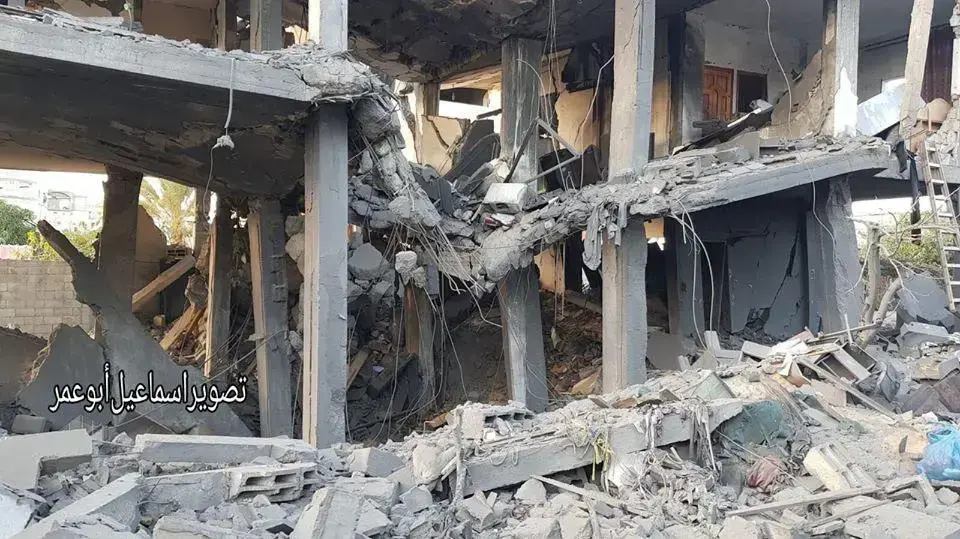הריסות בעזה לאחר תקיפות חיל האוויר, 13 בנובמבר 2018 הריסות בעזה לאחר תקיפות חיל האוויר, 13 בנובמבר 2018