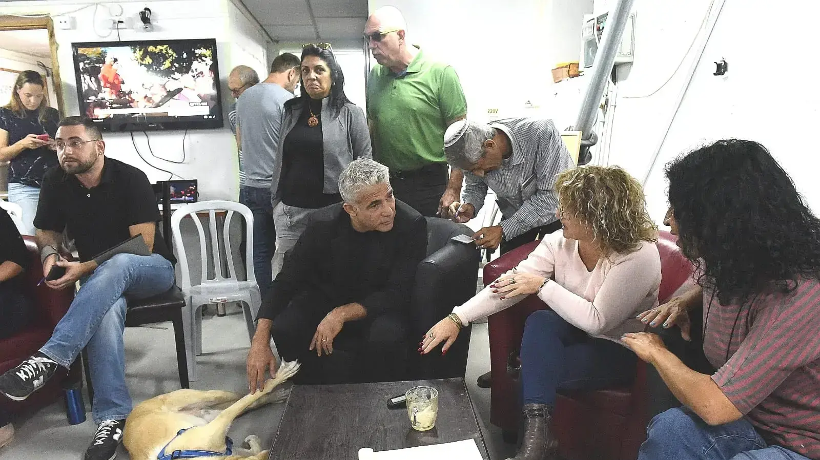 יאיר לפיד בישיבת חמל בנחל עוז, 13 בנובמר 2018 יאיר לפיד בישיבת חמל בנחל עוז, 13 בנובמר 2018