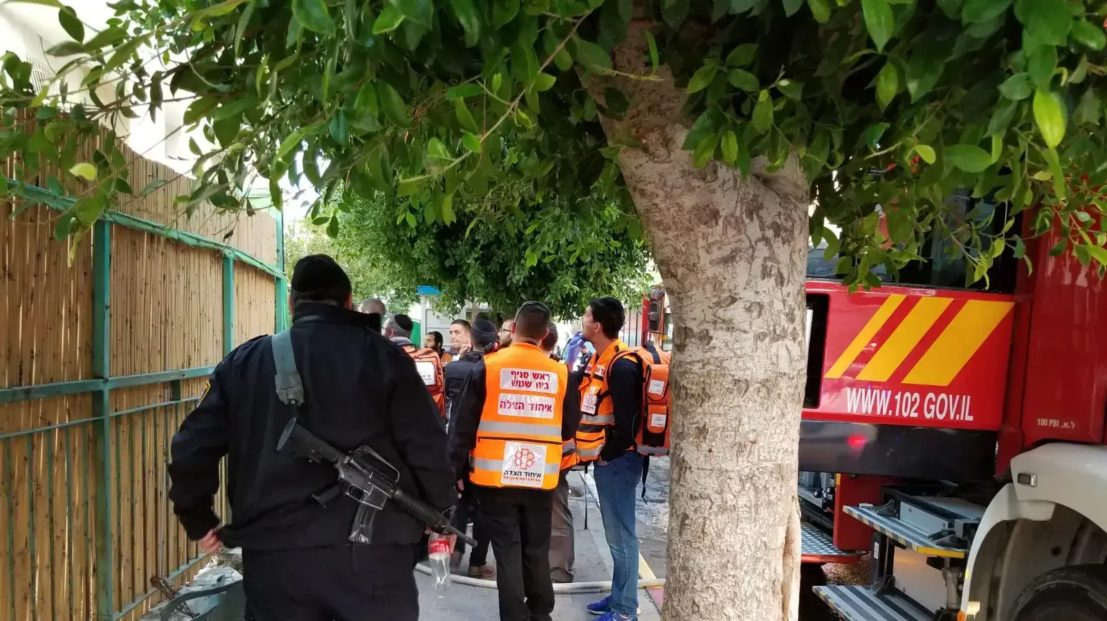 שריפה בבית שמש ברחוב חזון איש - 15 נובמבר 2018 שריפה בבית שמש ברחוב חזון איש - 15 נובמבר 2018