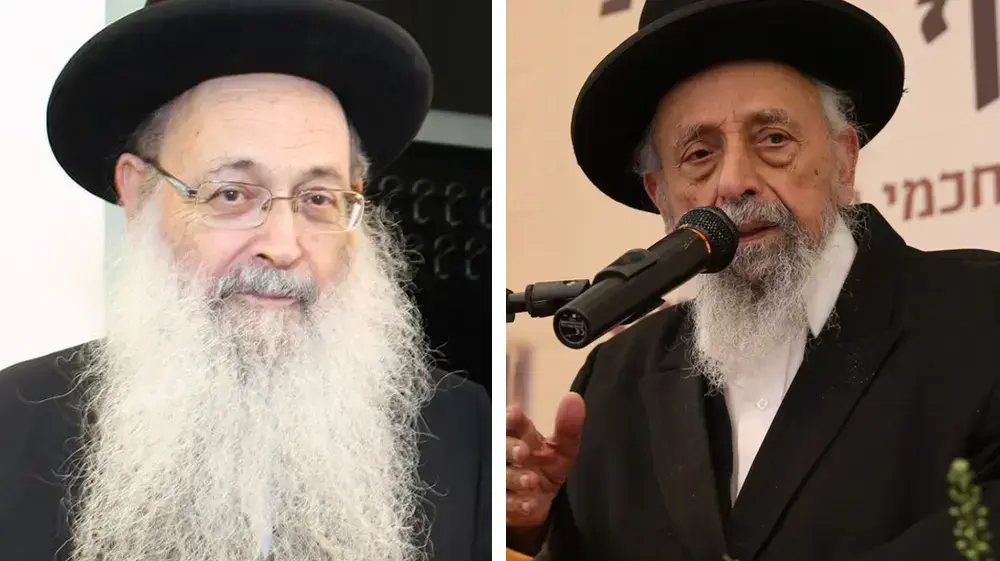 הקלטות של שני חברים במועצת גדולי התורה של שס
