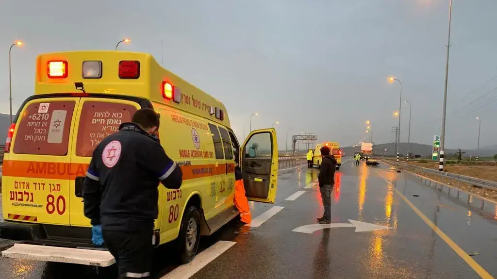 רוכב אופנוע נהרג בהחלקה בכביש 71, 23 נובמבר 2018 רוכב אופנוע נהרג בהחלקה בכביש 71, 23 נובמבר 2018