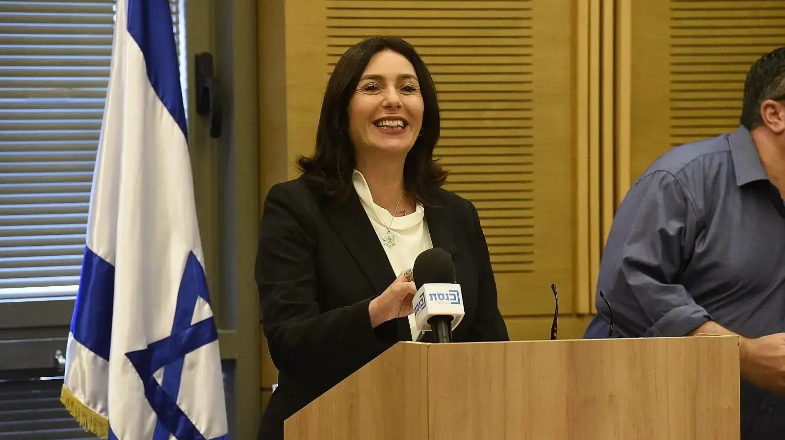 מירי רגב במהלך הצהרה לתקשורת בכנסת, ירושלים 26 בנובמבר 2018 מירי רגב במהלך הצהרה לתקשורת בכנסת, ירושלים 26 בנובמבר 2018