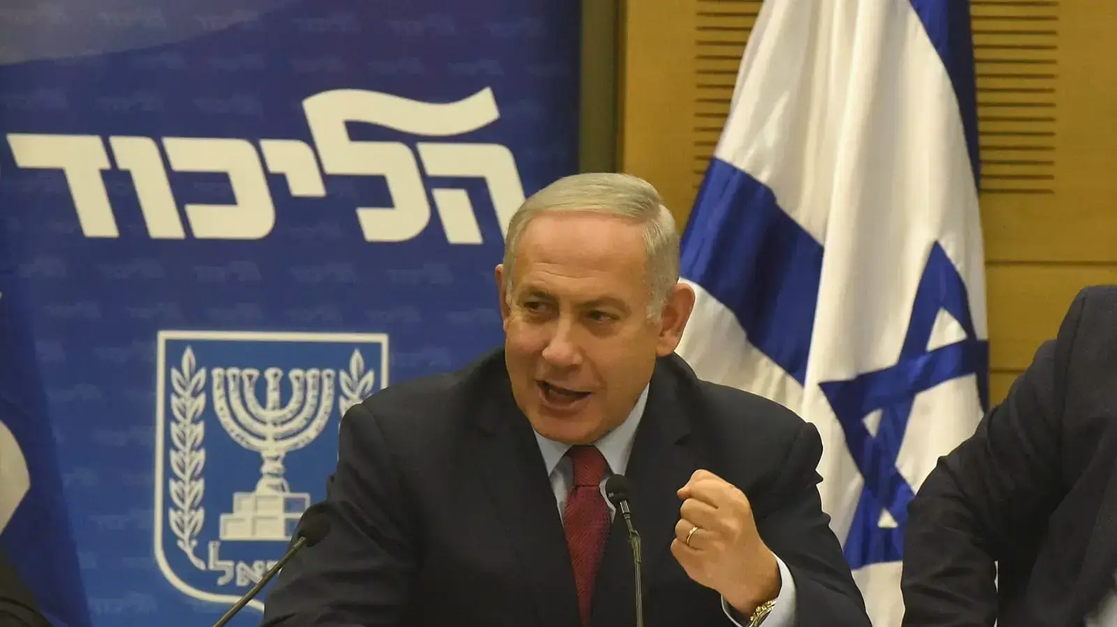 ראש הממשלה בנימין נתניהו בישיבת סיעת הליכוד, 26 בנובמבר 2018 ראש הממשלה בנימין נתניהו בישיבת סיעת הליכוד, 26 בנובמבר 2018