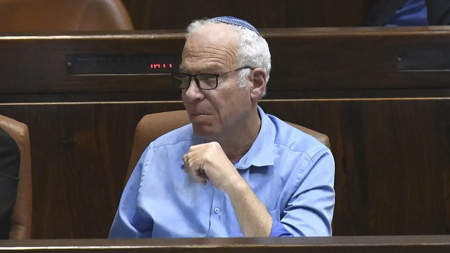 השר אורי אריאל בישיבה מיוחדת בכנסת לכבוד ביקורו של נשיא צ'כיה, 26 בנובמבר 2018
