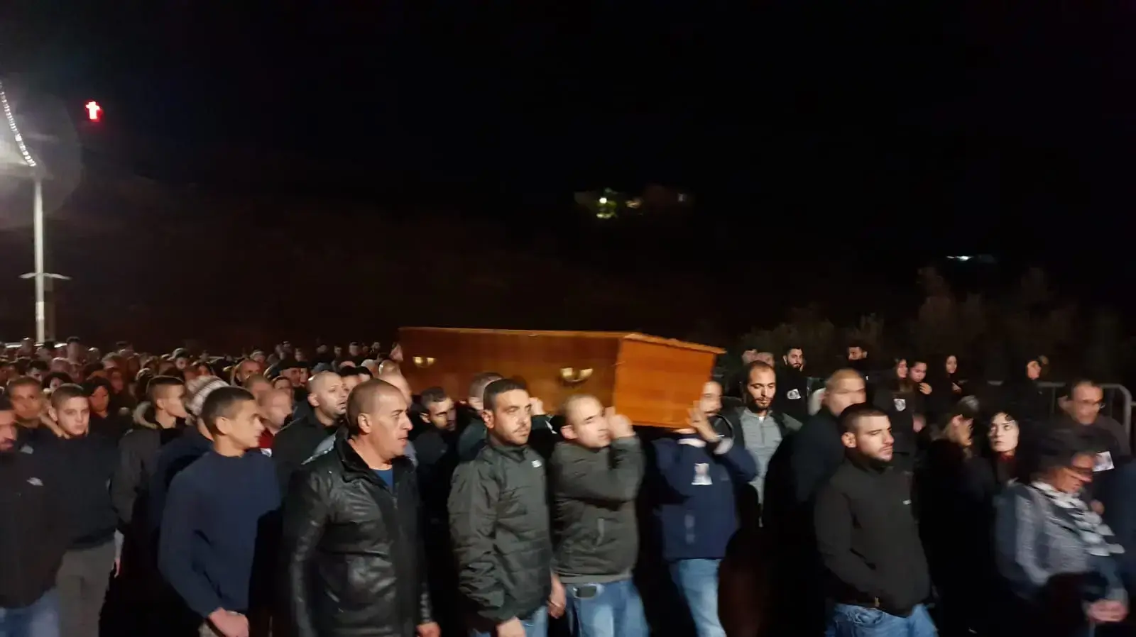 הלווית הנערה יארה איוב בגוש חלב, 27 בנובמבר 2018