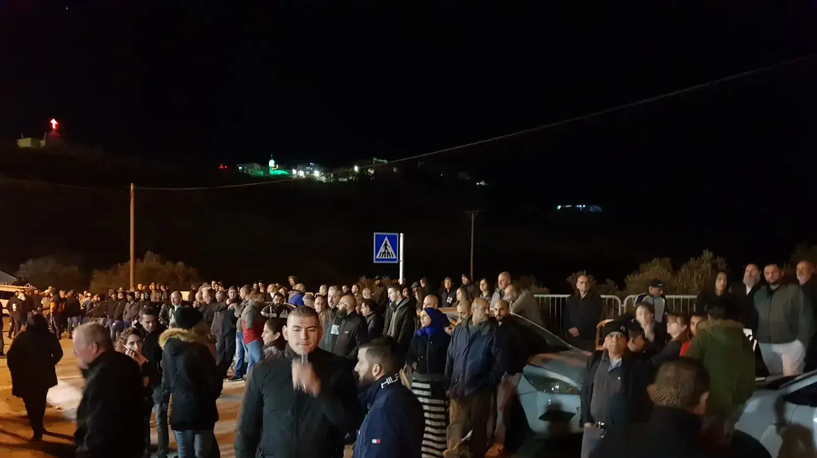 הלווית הנערה יארה איוב בגוש חלב, 27 בנובמבר 2018