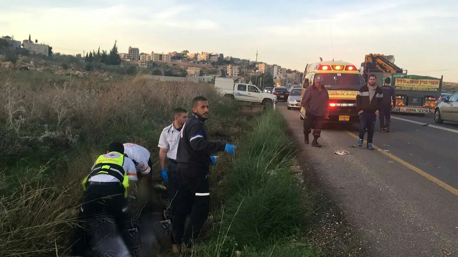 תאונת דרכים צומת עאבלין נהרג הולך רגל כבן 58 תאונת דרכים צומת עאבלין נהרג הולך רגל כבן 58