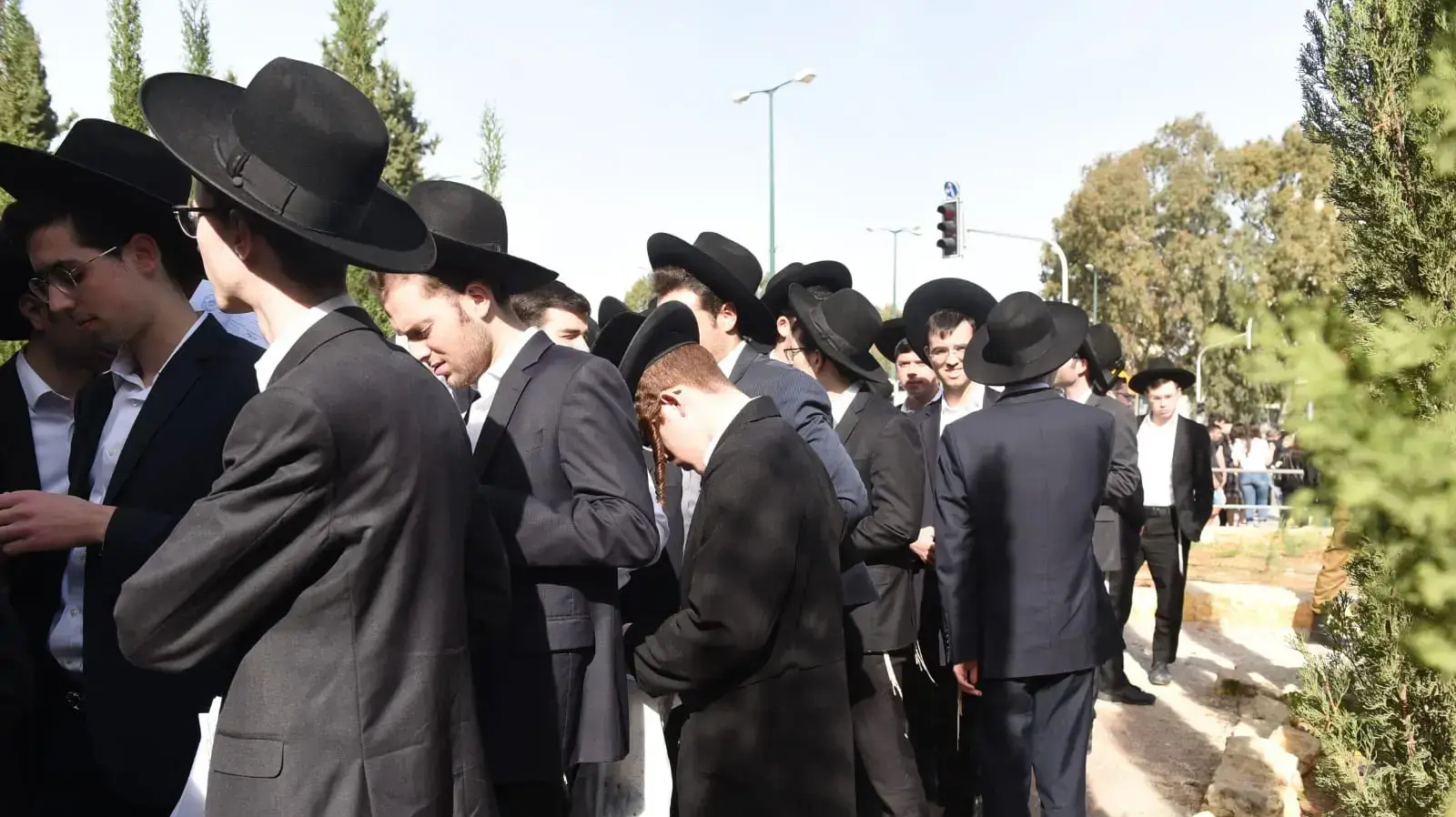 תלמידי ישיבות באים לקבל פטור, לשכת הגיוס תל השומר, 28 בנובמבר 2018 תלמידי ישיבות באים לקבל פטור, לשכת הגיוס תל השומר, 28 בנובמבר 2018