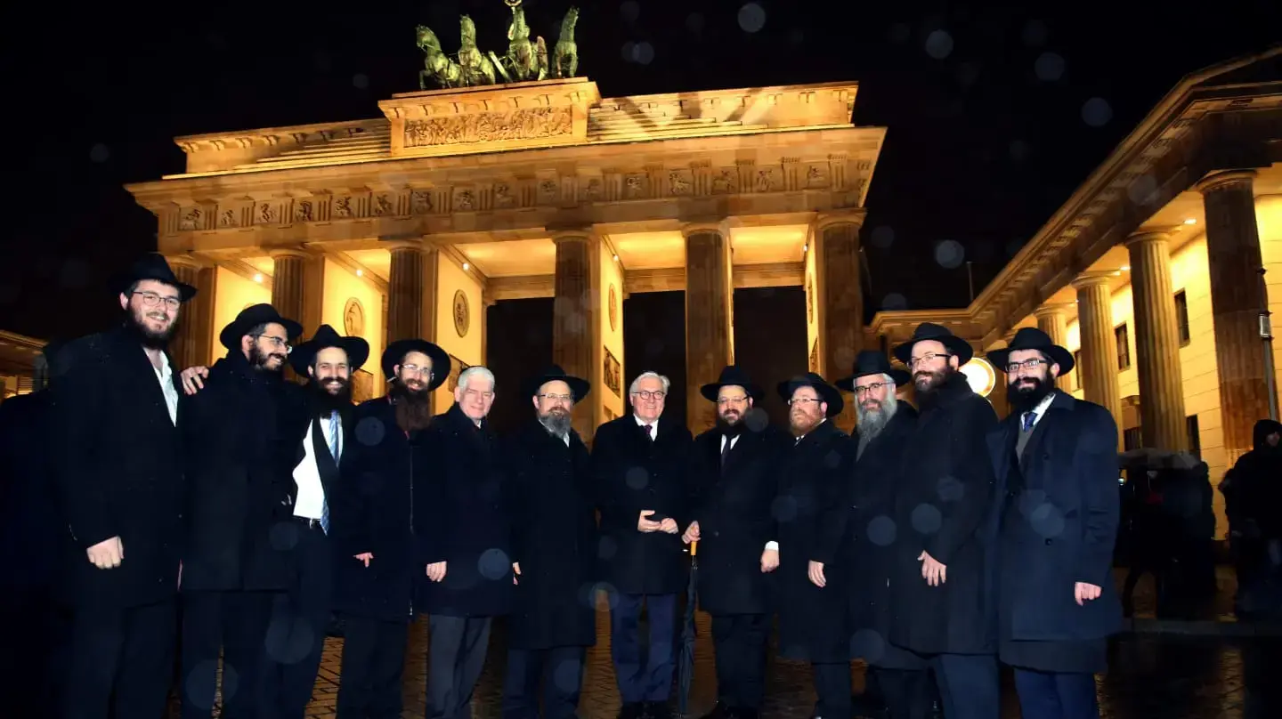 הדלקת נר ראשון של חנוכה בברלין, 2 בדצמבר 2018 הדלקת נר ראשון של חנוכה בברלין, 2 בדצמבר 2018
