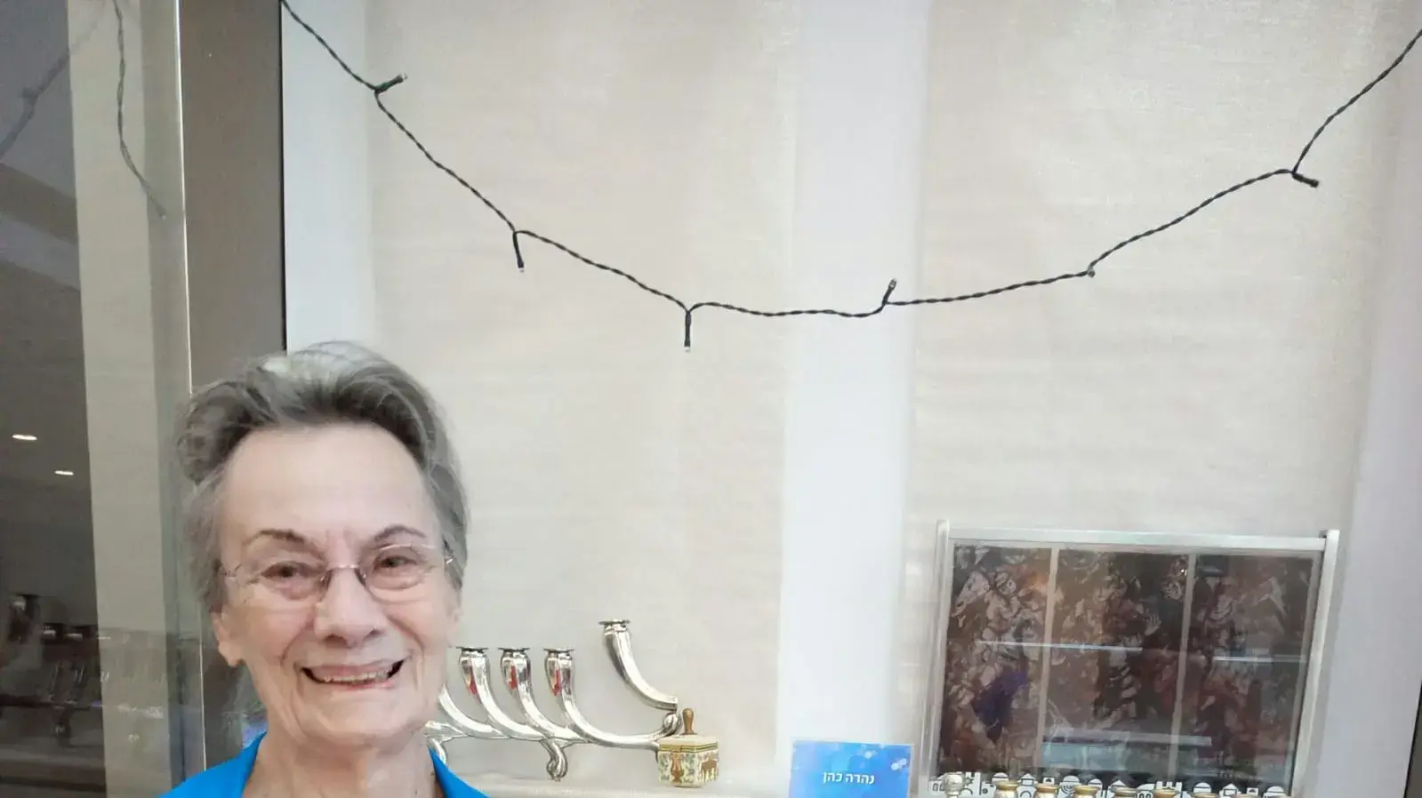 נהרה כהן, דיירת בבית דיור מוגן "עד 120" בהוד השרון נהרה כהן, דיירת בבית דיור מוגן "עד 120" בהוד השרון