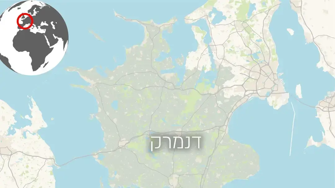 מפת דנמרק מפת דנמרק