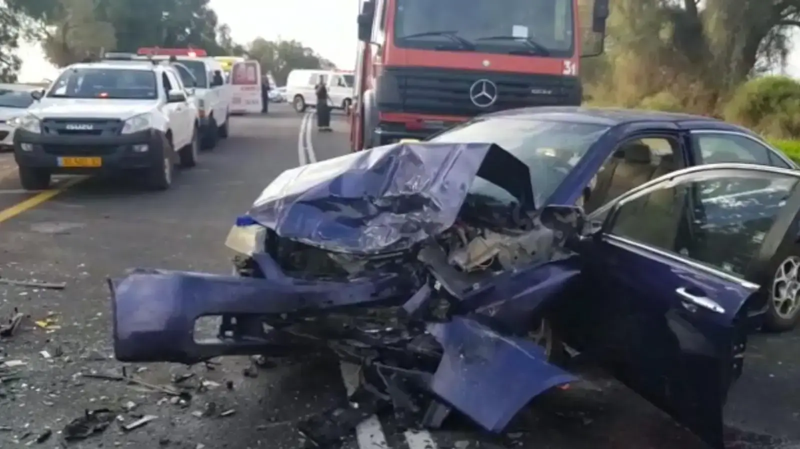 הרוג ושני פצועים בתאונה החזיתית בכביש 2410 מעין השלושה לכיוון כיסופים, 9 בדצמבר 2018 הרוג ושני פצועים בתאונה החזיתית בכביש 2410 מעין השלושה לכיוון כיסופים, 9 בדצמבר 2018