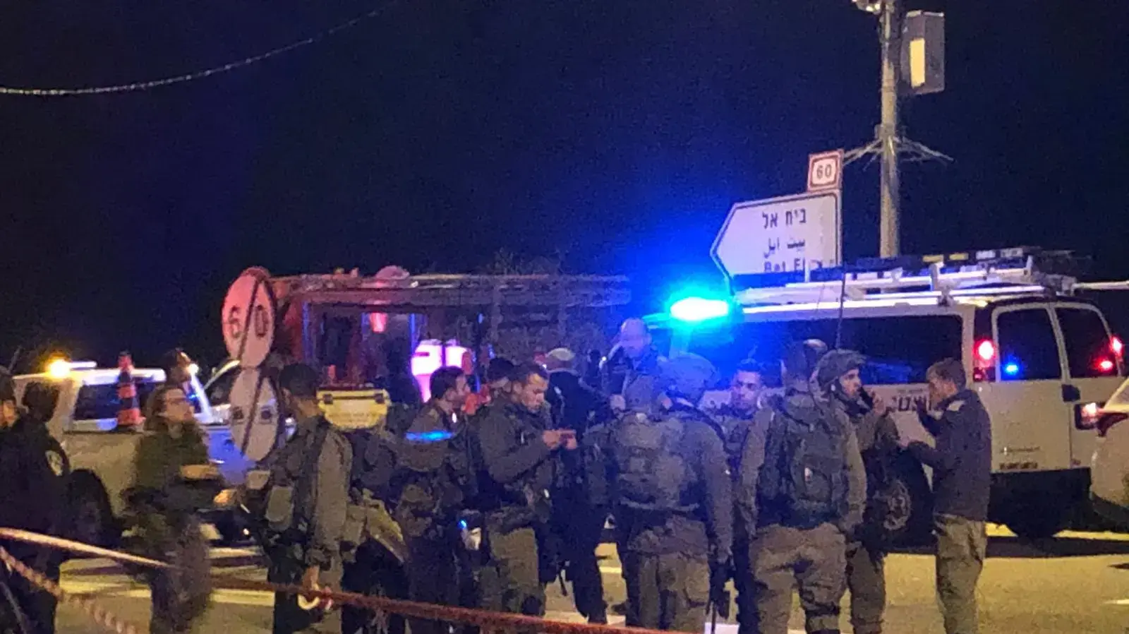 זירת הפיגוע בעפרה 9 בדצמבר 2018 זירת הפיגוע בעפרה 9 בדצמבר 2018