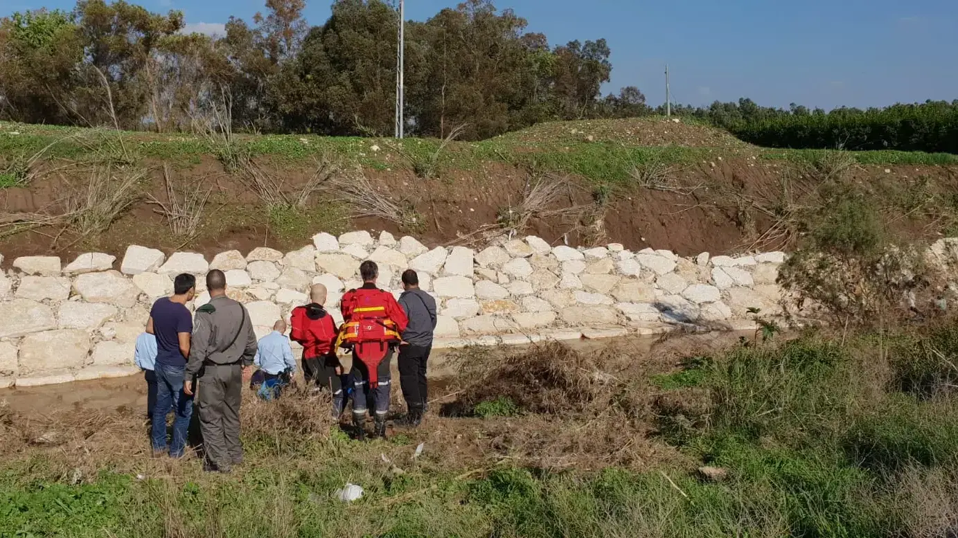 הימצאות גופתו של הנעדר מג'סר א זרקא בנחל אלכסנדר 10 בדצמבר 2018 