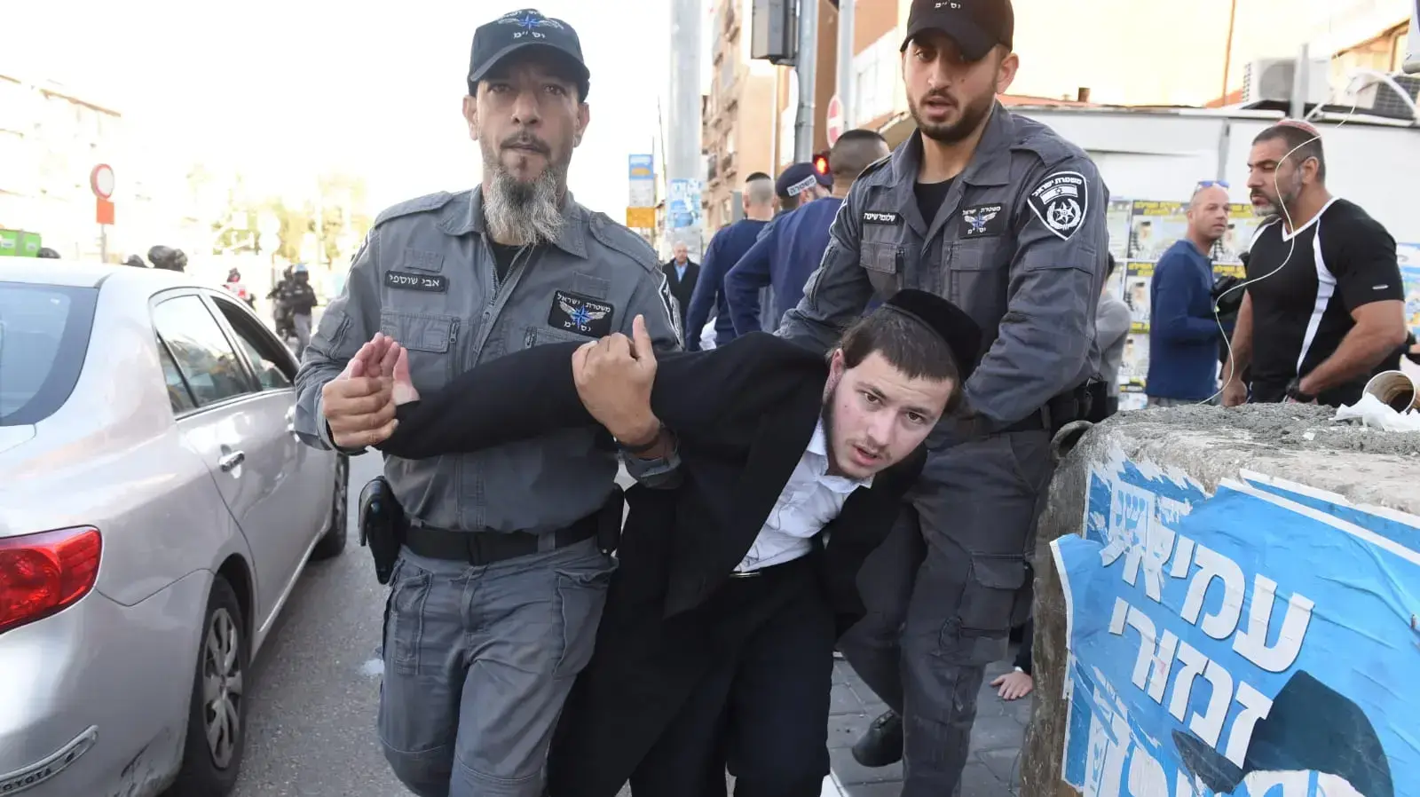 הפגנת חרדים בבני ברק 10 בדצמבר 2018 הפגנת חרדים בבני ברק 10 בדצמבר 2018