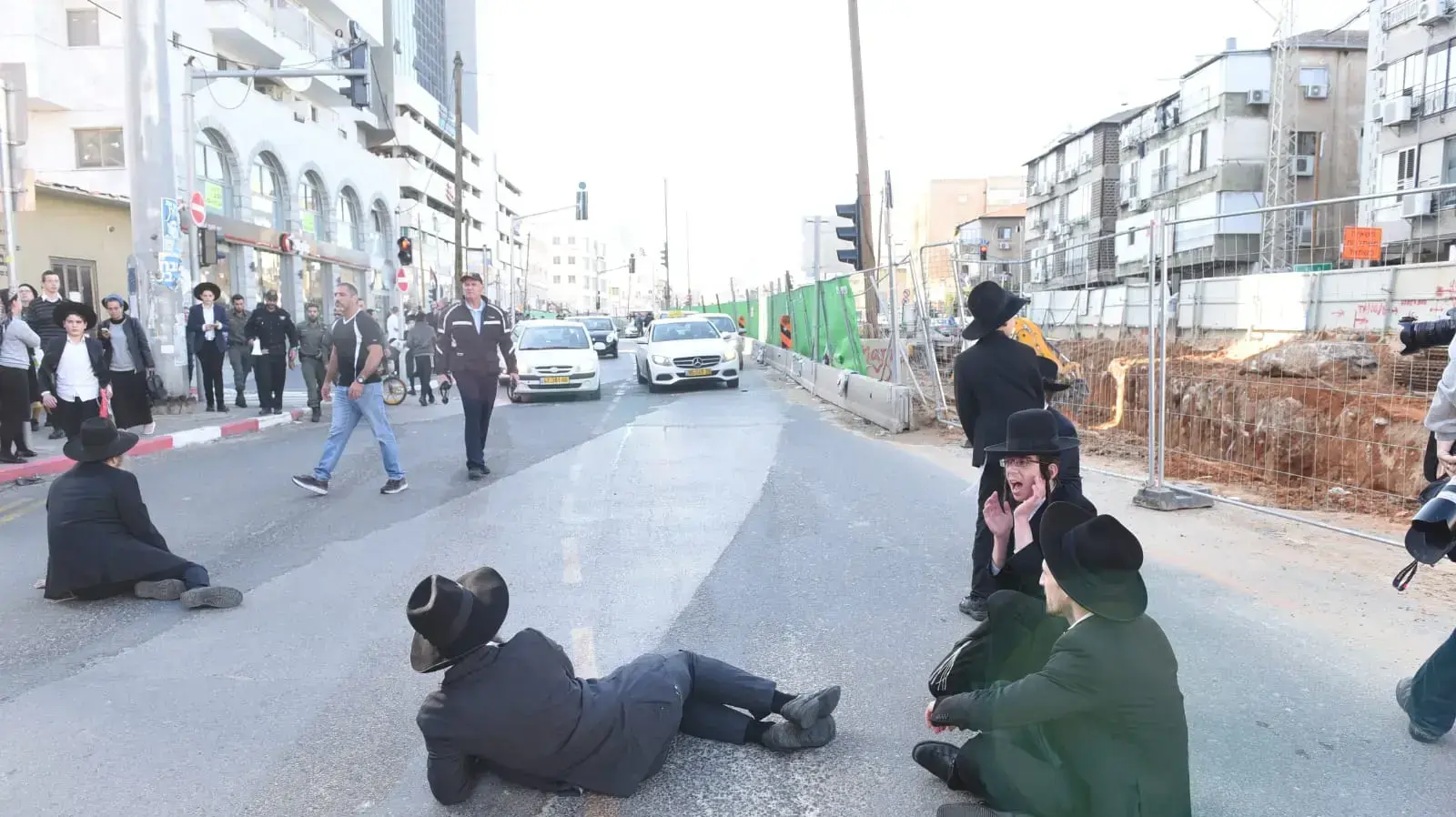 הפגנת חרדים בבני ברק 10 בדצמבר 2018 הפגנת חרדים בבני ברק 10 בדצמבר 2018