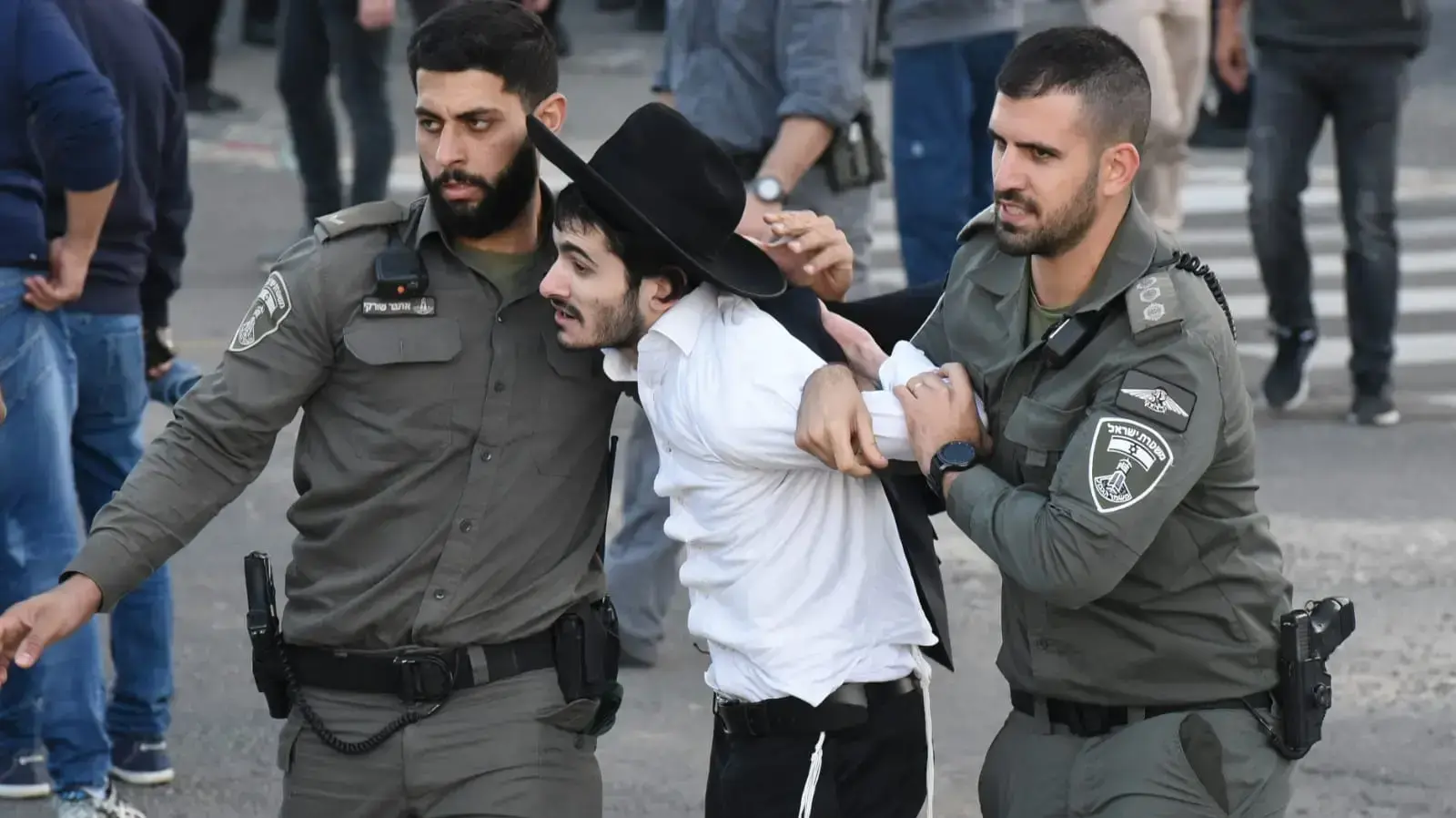 עצורים בהפגנה בבני ברק, 10 בדצמבר 2018 עצורים בהפגנה בבני ברק, 10 בדצמבר 2018