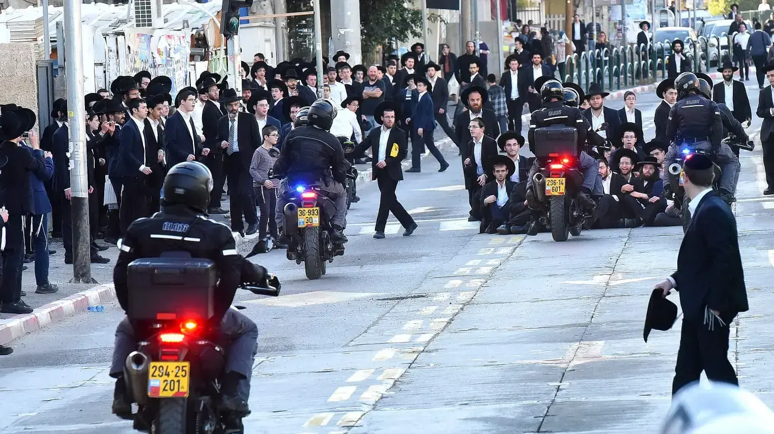 עצורים בהפגנה בבני ברק, 10 בדצמבר 2018 עצורים בהפגנה בבני ברק, 10 בדצמבר 2018