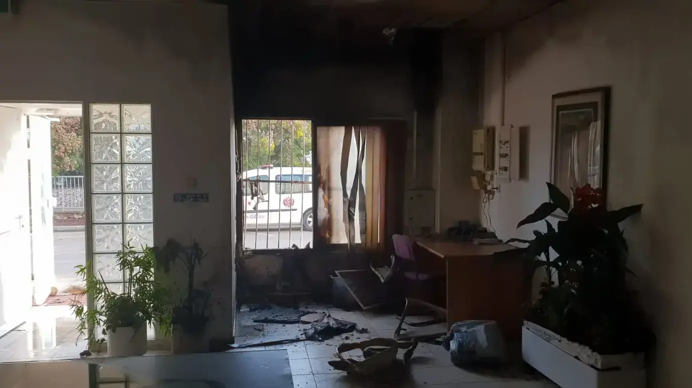 הצתה באיזור תעשיה צח"ר שליד ראש פינה, 11 בדצמבר 2018 הצתה באיזור תעשיה צח"ר שליד ראש פינה, 11 בדצמבר 2018