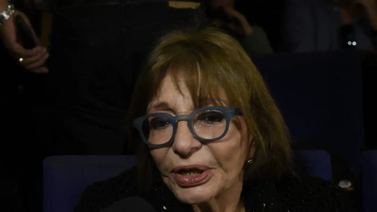 רבקה מיכאלי בטקס האשכבה ליגאל בשן בהבימה, דצמבר 2018 רבקה מיכאלי בטקס האשכבה ליגאל בשן בהבימה, דצמבר 2018