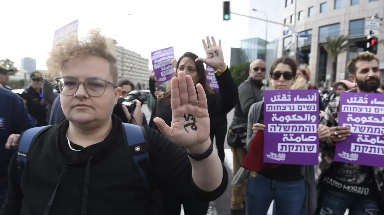 מחאה נגד אלימות נגד נשים, קריית הממשלה תל אביב, 12 בדצמבר 2018 מחאה נגד אלימות נגד נשים, קריית הממשלה תל אביב, 12 בדצמבר 2018