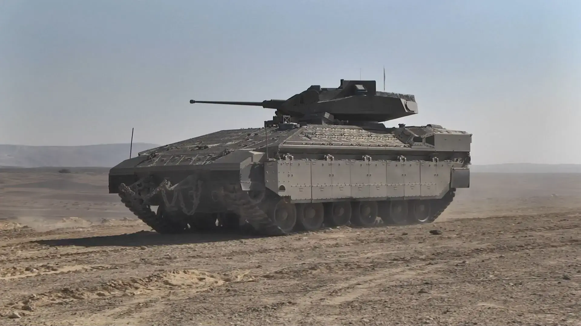 טיל 'גיל' נורה מצריחון בלתי מאויש של נגמ"ש האיתן העתידי, 12 בדצמבר 2018
טיל 'גיל' נורה מצריחון בלתי מאויש של נגמ"ש האיתן העתידי, 12 בדצמבר 2018