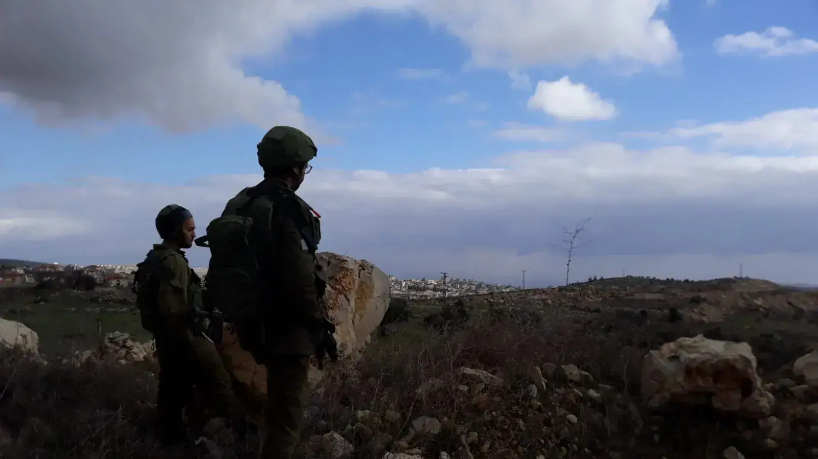 זירת הפיגוע בצומת עפרה , דצמבר 2018 זירת הפיגוע בצומת עפרה , דצמבר 2018