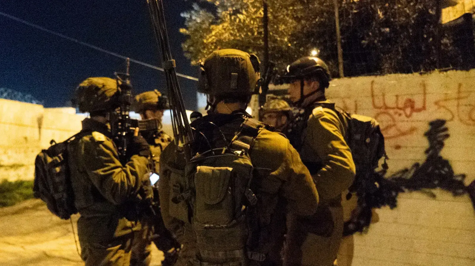 פעילות צה"ל באיו"ש בה נעצרו 40 חשודים במעורבות בטרור, 14 בדצמבר 2018