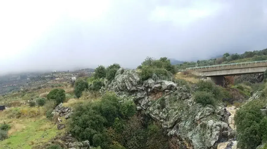 נחל סער לפני ואחרי הזרימה הראשונה הבוקר נחל סער לפני ואחרי הזרימה הראשונה הבוקר