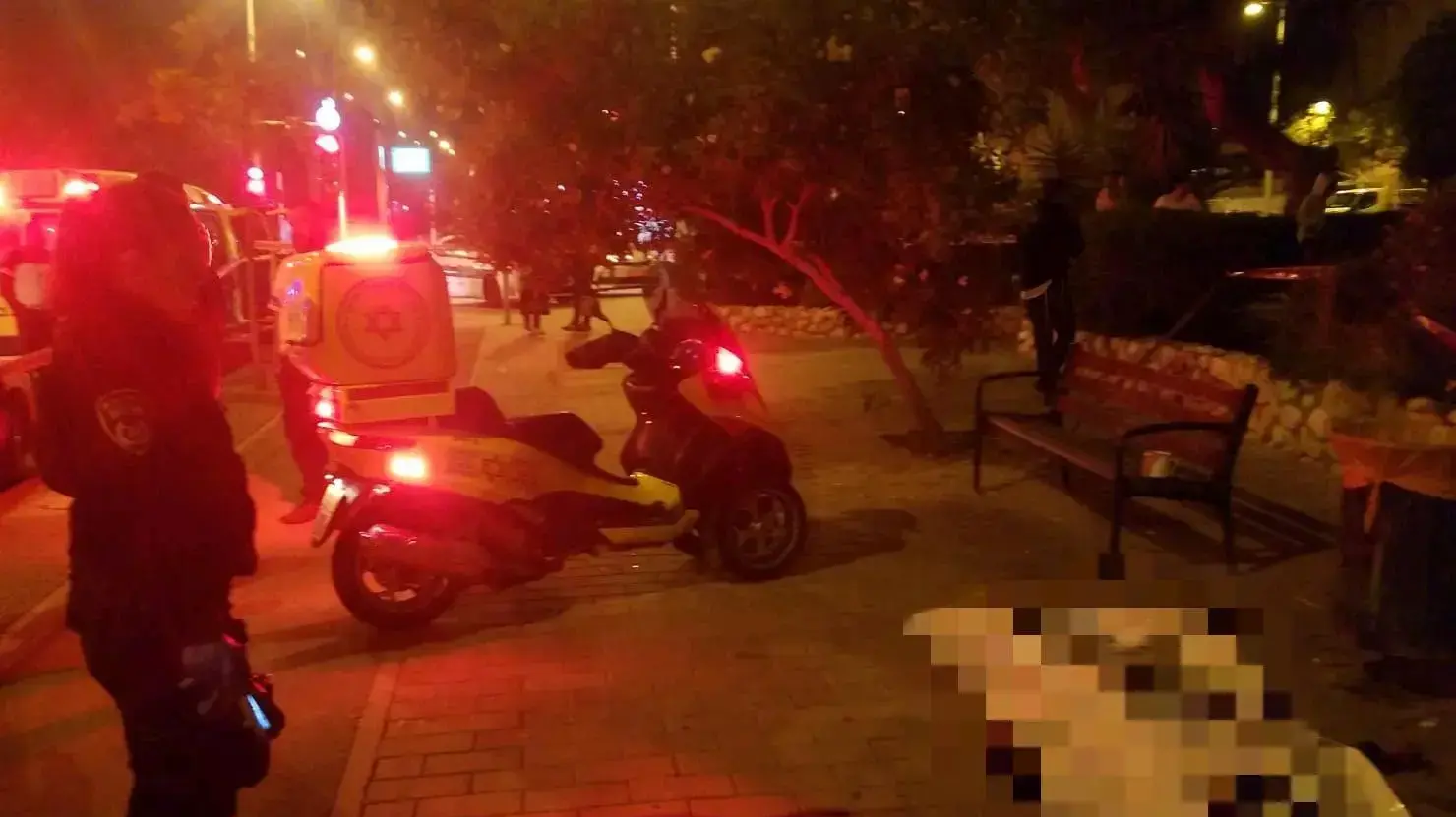 זירת הרצח בבאר שבע 23 בדצמבר 2018 זירת הרצח בבאר שבע 23 בדצמבר 2018